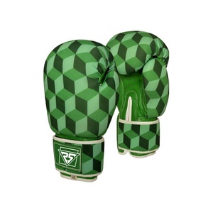 Fabricantes de guantes de boxeo personalizados ganadores de cuero resistente Pu guantes deportivos de perforación para la venta - Product Image 1