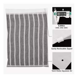 Bolsas de Plástico con Cierre Hermético Esmerilado para Empacar Camisetas con su Logotipo, Ecológicas, Precio de Fábrica Personalizado - Product Image 6