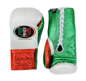 No Boxing No Life Guantes de Boxeo Estilo Mexicano, Guantes de Entrenamiento con Cordones, Guantes de Boxeo Personalizados, Material de Cuero Vacuno para Adultos - Product Image 3