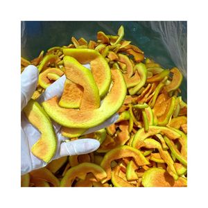 Tranches de papaye séchées et déshydratées en vrac, conservées dans du sirop sucré, fruits tropicaux naturels pour la restauration, la boulangerie, les desserts et les céréales - Product Image 1