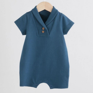 Combinaison de Noël en coton bio pour bébé garçon, vente en gros, vêtements de bébé nouveau-né, combinaison de Noël Père Noël pour bébé - Product Image 4