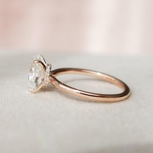 Fine Jewelry Luxury 9k Yellow Gold IGI Certificate Lab Grown Diamond 3ct Oval Cut Engagement <b>Solitaire</b> Wedding <b>Ring</b> - Product Image 5