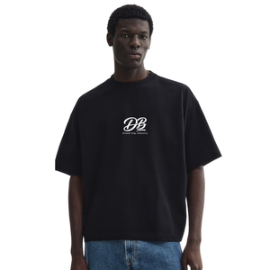 เสื้อยืดคอตตอนทรงโอเวอร์ไซส์ เนื้อผ้าคอตตอนพรีเมียมหนานุ่ม สไตล์สตรีทแวร์ เสื้อยืดพื้นฐาน ขายส่ง รับผลิตแบบ OEM ODM ผู้จัดจำหน่ายเสื้อผ้า - Product Image 1
