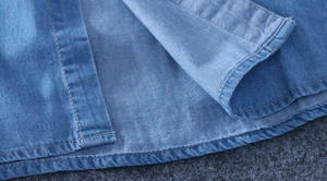 เสื้อเชิ้ตเดนิมแขนสั้นขายส่ง ผ้าฝ้ายลำลอง ติดกระดุม สำหรับฤดูร้อน ใส่ทำงานกลางแจ้ง คุณภาพดี น้ำหนักเบา - Product Image 5