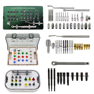 Kit de retrait de vis cassées et de fixation d'implants dentaires pour la réparation et le récupération d'implants - Product Image 1