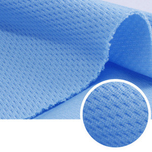 Breathable Stretch Knitted 100% Polyester Bird Eye Soft Mesh <b>Fabrics</b> 150GSM <b>Medium</b> Weight for Sportswear - Product Image 1