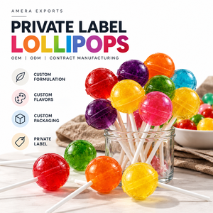 Suplementos Vegetales en Forma de Piruleta Sin Azúcar de Marca Privada |   OEM/ODM - Product Image 2