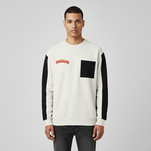 Sudadera Personalizada para Hombre, Invierno, 100% Algodón, Cuello Redondo, Cierre de Cremallera, Talla Grande, Resistente al Viento, con Apliques, Ecológica - Product Image 1