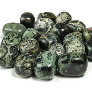 Piedras de Jaspe Kambaba, Cristales Naturales Pulidos, Ágata Verde Kambaba, Estilo Feng Shui, Piedras Preciosas al por Mayor - Product Image 1