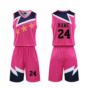 Ensemble d'uniformes de basketball personnalisés pour adultes, imprimés, respirants, grandes tailles, maillot complet pour toute l'équipe - Product Image 3