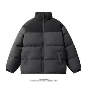 Custom Wholesale Mens Stand Collar Eco-Friendly Puffer Jacket Winter Warm Breathable Fashionable <b>Coat</b> High Quality - Product Image 5