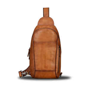 Wholesale Classic Fashion Crossbody Bag Pu <b>Leather</b> <b>Black</b> Messenger High Quality Unisex Sling Bag Waterproof Chain Strap - Product Image 1