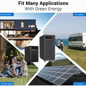 UPS en Línea <span class=keywords><strong>de</strong></span> Alta Frecuencia Serie EH5500 6kW 10kW 220V con Baterí<span class=keywords><strong>a</strong></span> <span class=keywords><strong>de</strong></span> Plomo-Ácido <span class=keywords><strong>de</strong></span> Respaldo Sistema <span class=keywords><strong>de</strong></span> Alimentación Ininterrumpida - Product Image 3