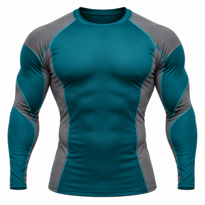 Printed <b>MMA</b> <b>Rash</b> <b>Guard</b> With Long Sleeves Direct Factory Supplier <b>MMA</b> Rush <b>Guard</b> For Men's wholesale rate OEM - Product Image 4