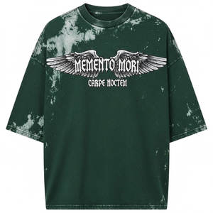 Camiseta con efecto acid wash para hombre, estilo vintage, lavado descolorido, algodón suave y transpirable, corte relajado, ideal para uso casual y estilo urbano. - Product Image 4