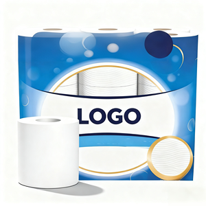 Papier toilette doux vierge 4 plis, rouleau de papier toilette commercial, fournisseur et fabricant de papier hygiénique de haute qualité - Product Image 1