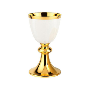 Cáliz de Latón Macizo, Cáliz Romano Dorado Vintage, Copa del Rey Arturo para Beber Vino, Cáliz de Latón Antiguo - Product Image 4