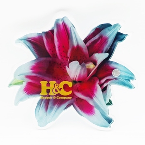 ToP Quality Acrylic Lash Tiles Butterfly Flower Eco-Friendly Reusable Eyelash Extension <b>Tool</b> Custom Logo <b>Pink</b> Magnetic Acrylic - Product Image 5