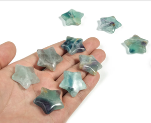 พลอยฟลูออไรต์รูปดาวสีรุ้งธรรมชาติ คุณภาพดี ขายส่งจำนวนมาก จาก Alif Crystal Agate - Product Image 4