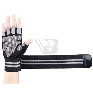 Sports <b>Half</b>-Finger Cycling Gloves Gel Pad Palm Synthetic Leather Non-<b>Slip</b> Waterproof Custom Brand Outdoor Unisex Gym Fitness - Product Image 5