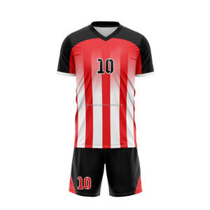 Camiseta de fútbol de secado rápido transpirable de manga corta de alta calidad 2026, conjunto de ropa de fútbol, uniformes de fútbol sublimados azul oscuro - Product Image 2