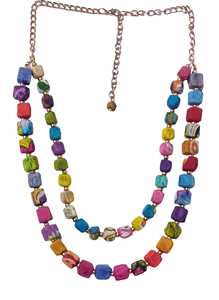 Nuevo Conjunto de Joyería Étnica Africana Exagerada con Collar Trenzado de Varias Capas y Pendientes para Mujer al por Mayor - Product Image 3