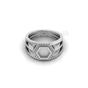 แหวนของขวัญแต่งงานชั้นดีทำจากเงินสเตอร์ลิง925สุดหรูเครื่องประดับงานปาร์ตี้คุณภาพสูงพร้อมหินนมที่ใช้เป็นเครื่องประดับ - Product Image 1