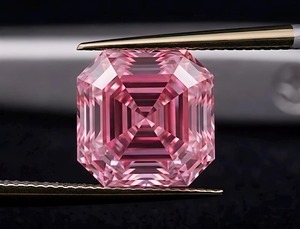ผู้จัดจำหน่ายเพชรเพาะเลี้ยง 3 กะรัต ทรง Asscher สีชมพูแฟนซี VVS2 รับรองโดย IGI แบบ CVD 3EX คุณภาพการเจียระไนเยี่ยม สำหรับผู้ค้าและผู้นำเข้าเพชร - Product Image 1
