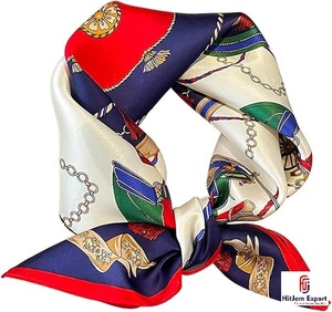 Premium Short <b>Scarf</b> Fabric Custom Printing OEM ODM White Label Textile Manufacturer Fashion Accessories Factory - Product Image 1