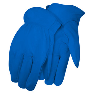 Gants de travail en cuir de vachette grainé de qualité supérieure, antidérapants, usage général, protection des mains et des bras, conduite mécanique - Product Image 3