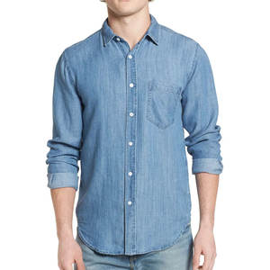 Camisas de mezclilla para hombre, 100% algodón, corte ajustado, estilo casual, alta calidad, nuevo estilo, hechas en Pakistán. - Product Image 1