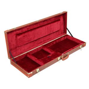 Custodia rigida quadrata in PU marrone per chitarra elettrica 82303602, compatibile con ST TL Burning Fire 170 Style, protezione per strumenti musicali - Product Image 3