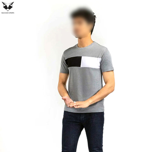 เสื้อยืดแขนสั้นผู้ชาย ผ้าฝ้ายถัก 100% สัมผัสนุ่ม สีสวย ขายดี คุณภาพสูง บริการ OEM ยอดนิยม - Product Image 3