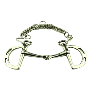 Boquilla de Junta Única de acero inoxidable Kimblewick Bit Western Snaffle OEM Venta al por mayor Horse Riding Hollow Bit Producto de gran oferta - Product Image 1