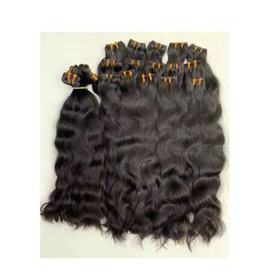 Wholesale 100% Remy Virgin Indian Human Hair <b>Extensions</b> Soft Closure in Natural Wave Style <b>Cheap</b> Raw Bundle Vendors - Product Image 1