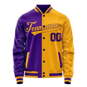 Veste universitaire en laine mélangée personnalisée IBEX OEM ODM, veste de baseball brodée, veste de style streetwear haut de gamme, fabrication en usine - Product Image 6