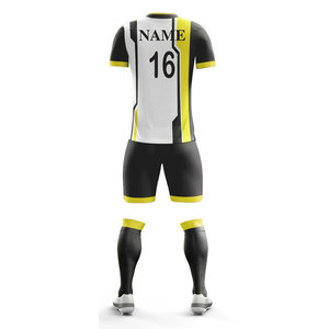 Uniforme de Fútbol con Conjunto de Camiseta y Pantalones Cortos para Entrenamiento, Uniforme Multicolor Combinado para Baloncesto, Rugby y Otros Deportes - Product Image 3