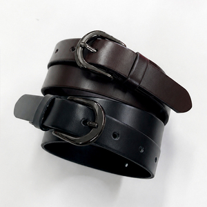 Cinturón de cuero genuino, estilo moderno, cinturón de lujo para el día a día, fácil de combinar, cinturón distintivo para mujer, estilo llamativo, delgado, para el trabajo, único. - Product Image 4