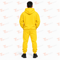 Nouveaux ensembles de survêtements oversize personnalisables avec logo pour hommes – Tenues décontractées d'hiver streetwear, sweats à capuche et pantalons de jogging pour hommes – Vente en gros