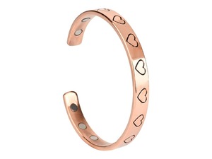 Bracelet en cuivre martelé fait main Antique Creations, bijoux ayurvédiques de luxe, personnalisation, logo personnalisé, promotionnel, pour la fête des mères - Product Image 3
