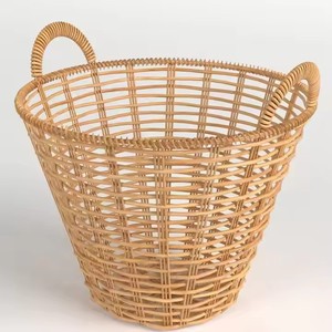 Meubles de bureau commerciaux en rotin naturel/forme personnalisée, paniers de rangement européens en rotin réglables (autres) - Product Image 3