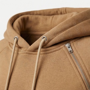Ensemble de survêtement à capuche pour homme, couleur unie, sweat-shirt et pantalon en coton, tenue décontractée d'automne, fermeture à cordon de serrage sur toute la longueur - Product Image 4