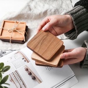Top Demanded Modern Design Eco-Friendly Wooden Coasters Set Heat Resistant for Home Decor Available at Best Market Price - Product Image 6