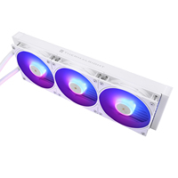 Refroidisseur de processeur liquide AIO Thermalright Frozen Warframe 360 WHITE ARGB avec écran IPS de 2,4 pouces, pompe 3000 RPM, compatible Intel LGA 1851 AM5, pour montage PC