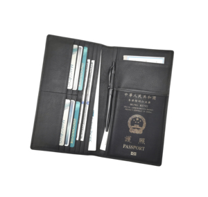 High Quality Castello Soft Leather RFID Passport ID Case Holder Open Black Brown Boarding Pass <b>Wallet</b> Travel Accessories Top - Product Image 1