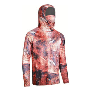 Camisetas con Capucha para Hombre, Protección Solar, Manga Larga, Secado Rápido, Ligeras, de Poliéster, Color Personalizado, para Pesca y Senderismo - Product Image 2