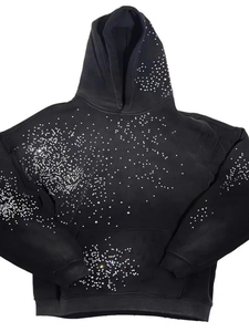 Sudadera con Capucha de Poliéster/Algodón de 500 g/m² con Remaches Frontales y Diseño Sólido para Invierno - Product Image 5