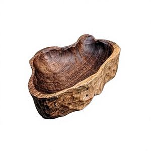 Cuenco de madera con acabado Natural, utensilios de cocina multifuncionales reutilizables, cuencos mezcladores para fiestas, cuenco de sopa de fideos coleccionables - Product Image 1