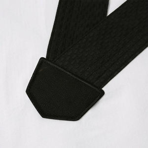 Conjunto de Uniforme de Taekwondo con Cinturón, Traje de Entrenamiento de Artes Marciales Ligero para Todas las Edades - Product Image 5