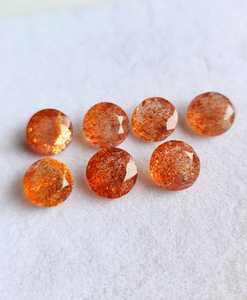 Pierres précieuses naturelles de 10 mm en pierre de soleil facettée ronde calibrée – Achetez maintenant en gros des pierres brutes pour la fabrication de bijoux – Pierres de soleil les plus vendues - Product Image 3